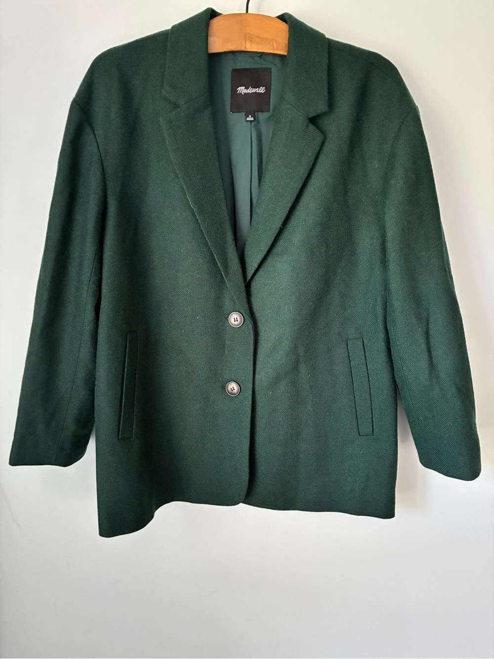 Madewell Jacket  Women’s Medium Brushed Oversized Dorset Blazer - Picture 4 of 14